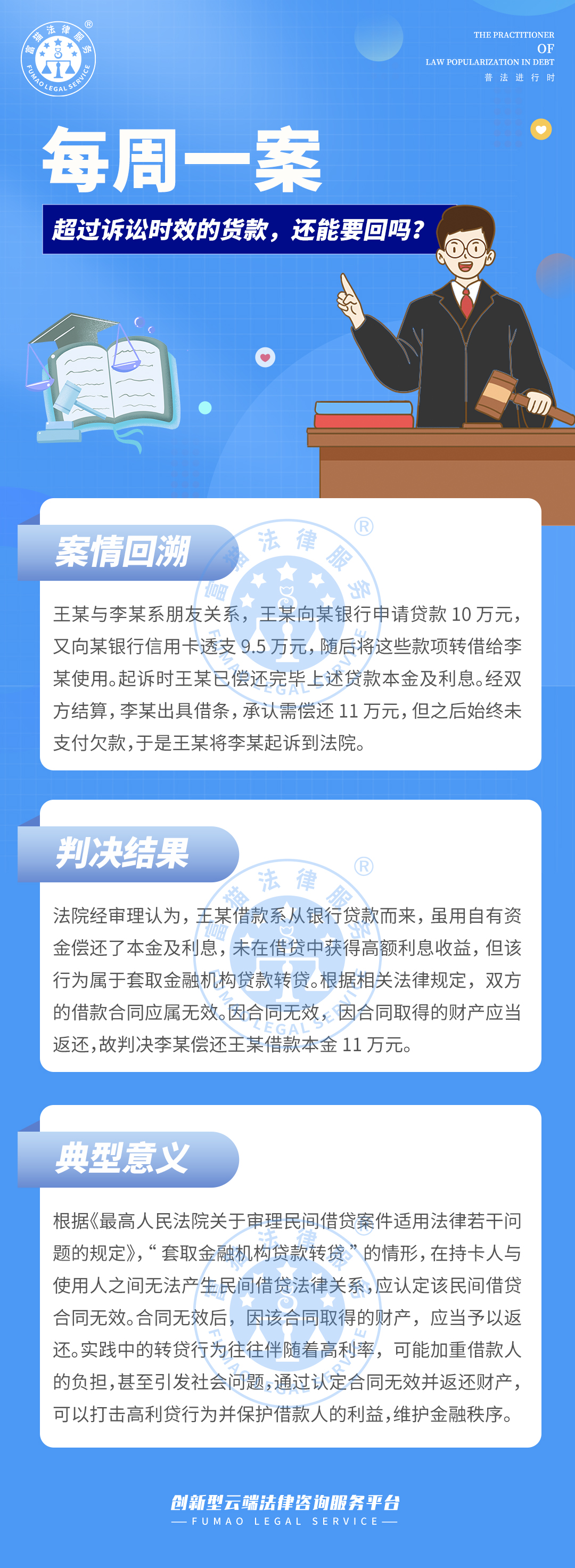 富貓法務：超過訴訟時效的貸款，還能要回嗎？